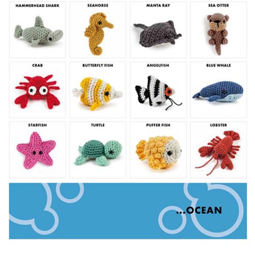 Mini Amigurumi Ocean - B