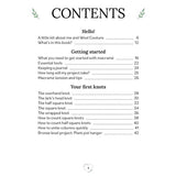 Pocket Book of Macrame - Table of Contents