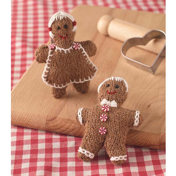 Mini Knits for Christmas - Gingerbread