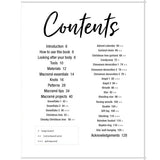 Macrame Christmas - Table of Contents