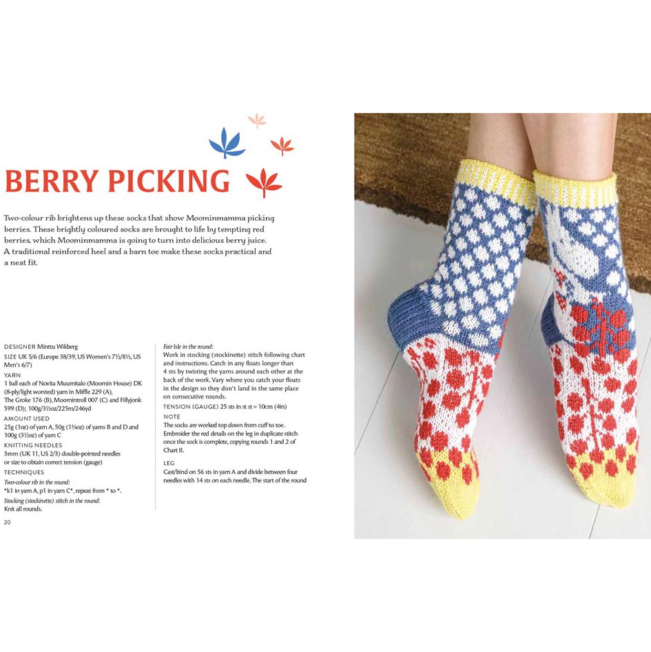 Knitted Moomin Socks - B