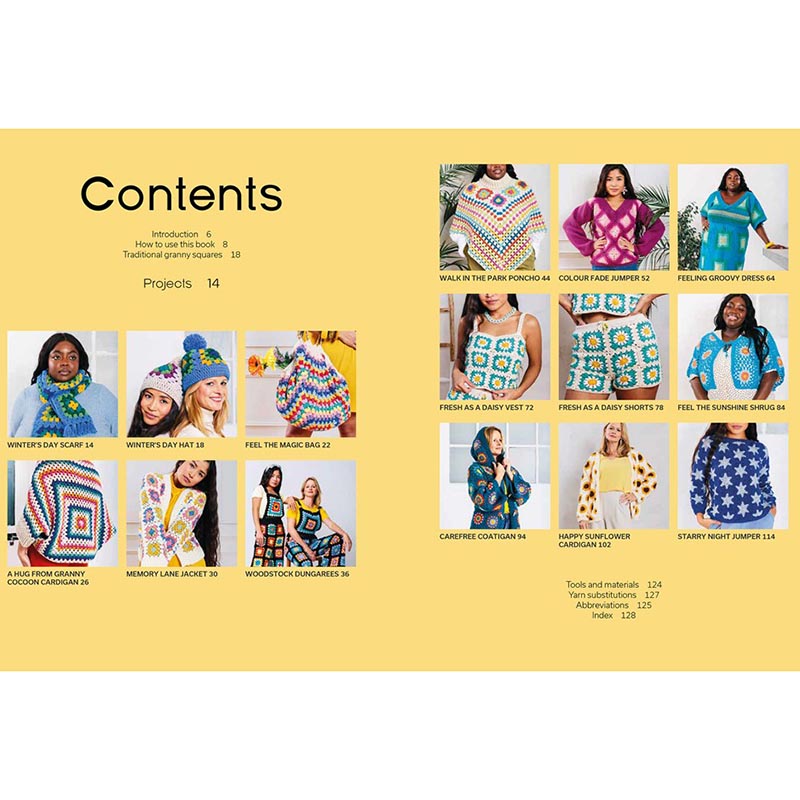 My Granny Square Wardrobe - Table of Contents