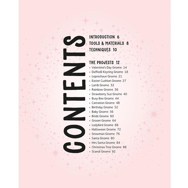 Gnomes to Crochet - Table of Contents