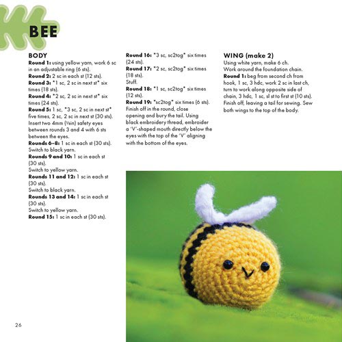 Mini Amigurumi Woodland - Bee