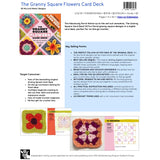 The Granny Square Flowers Card Deck - Back Cover