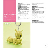 Mini Amigurumi Bag Charms - Caterpillar Pattern