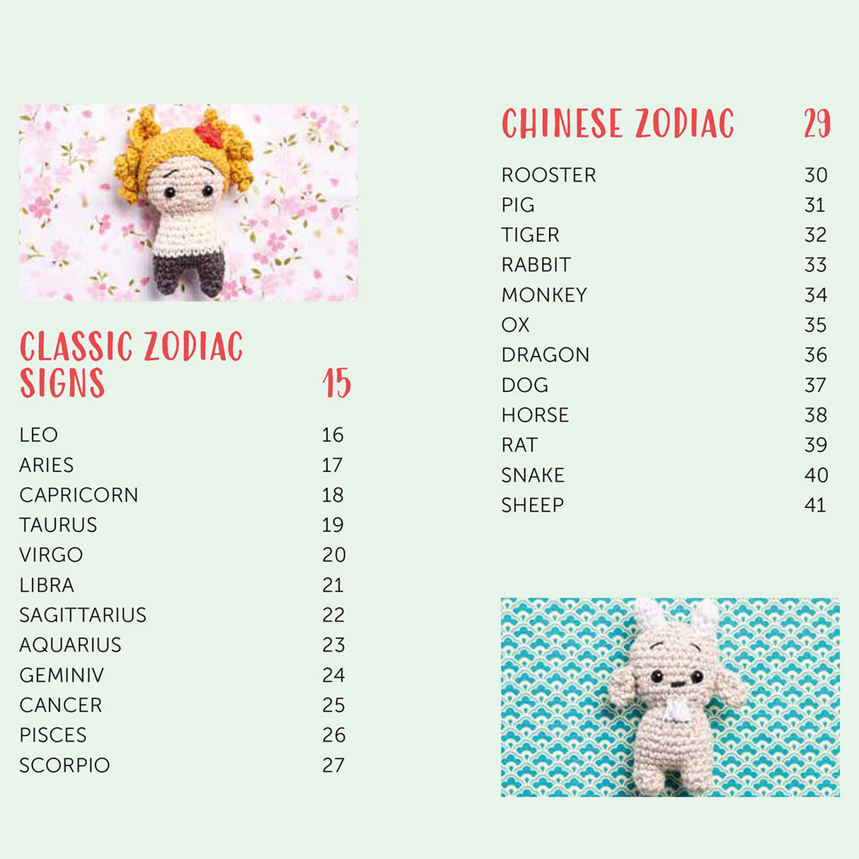 Mini Amigurumi Zodiac - The Woolery