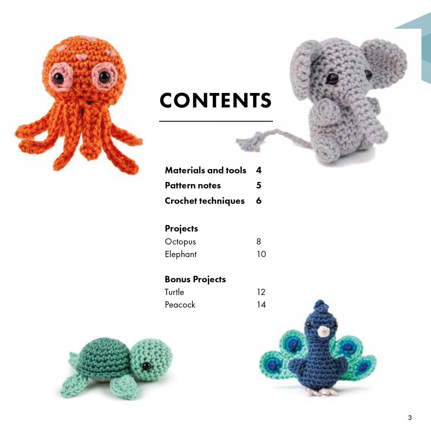 Mini Amigurumi Animals Kit | The Woolery
