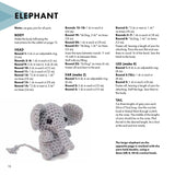 Mini Amigurumi Animals Kit - Elephant Instructions