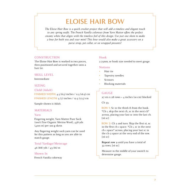 The Art of Crochet with Sock Weight Yarn - b