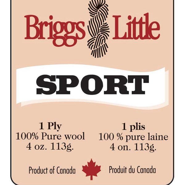 Briggs & Little Sport Yarn Label