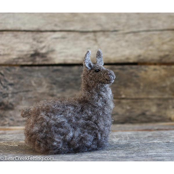 Bear Creek Felting Kit - Llama