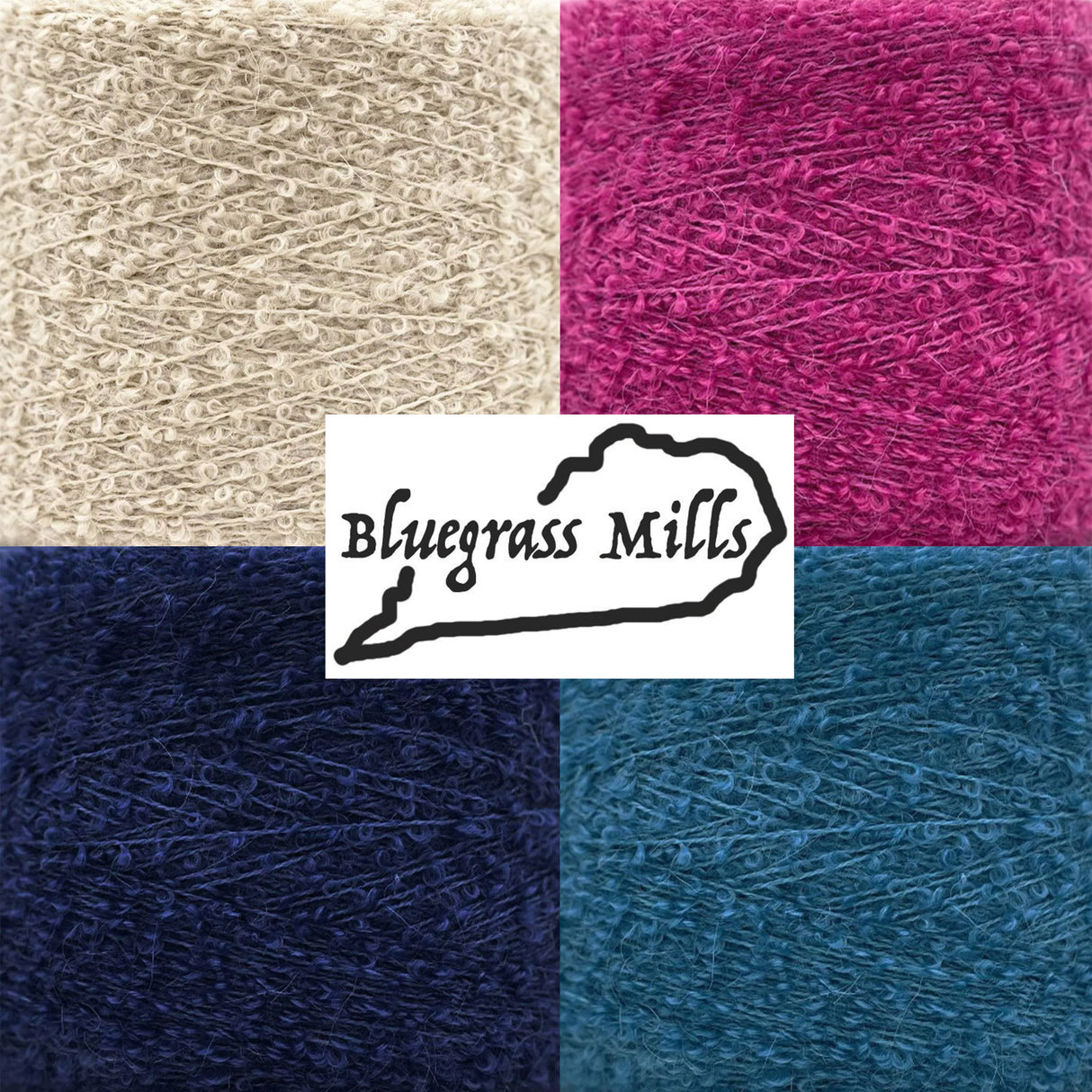 Bluegrass Mills Mohair Boucle Yarn