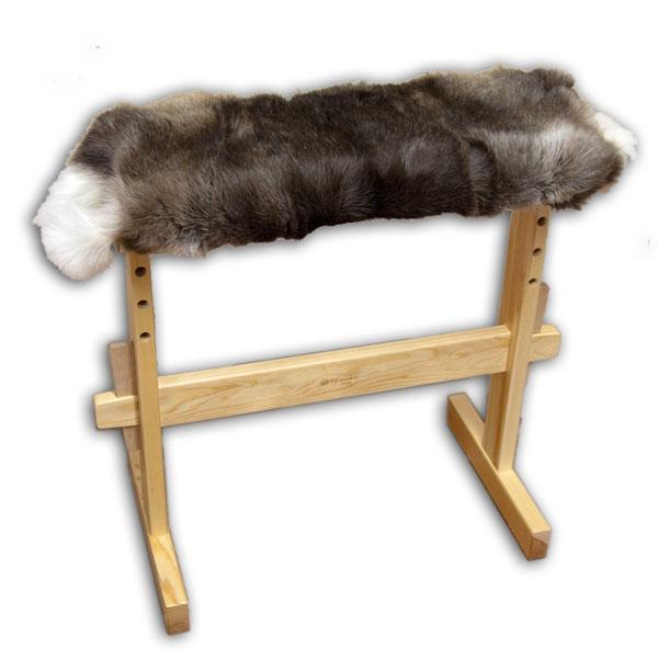 Reindeer Fur Weaving Bench Cover