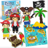 Craftiloo Sewing Kit for Kids - Pirates
