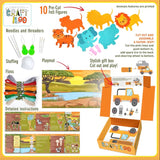 Craftiloo Sewing Kit for Kids - Safari - Contents