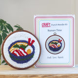 Craft Habit Punch Needle Kit - Ramen Time + Box