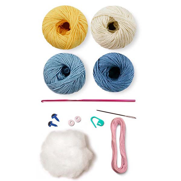Circulo Amigurumi Kit - Amy - Kit Contents