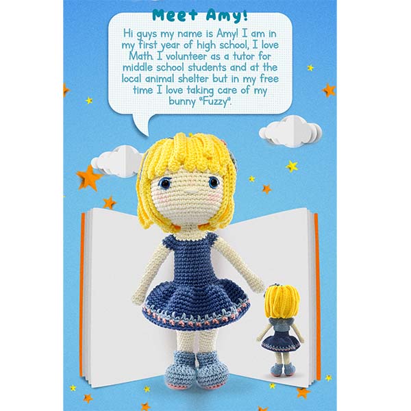 Circulo Amigurumi Kit - Amy - Story
