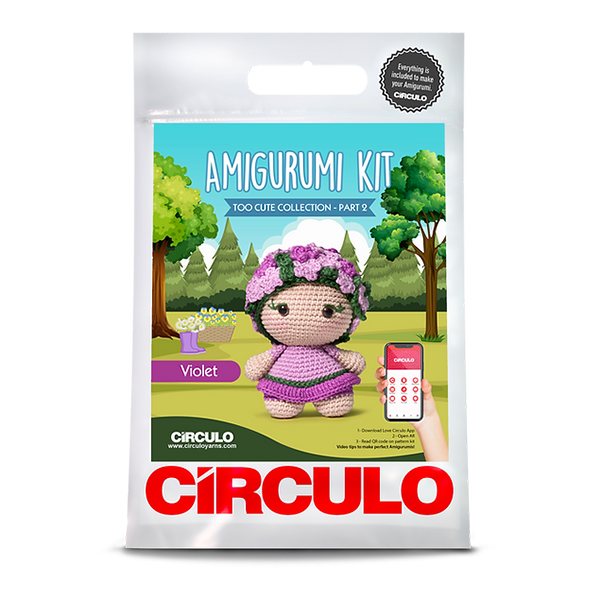 Circulo Amigurumi Kit - Violet - 7891113111027