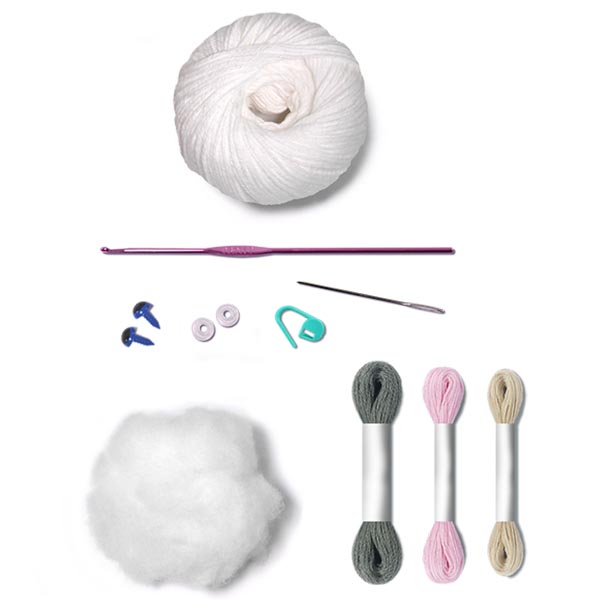 Circulo Amigurumi Kit - Calf - Contents