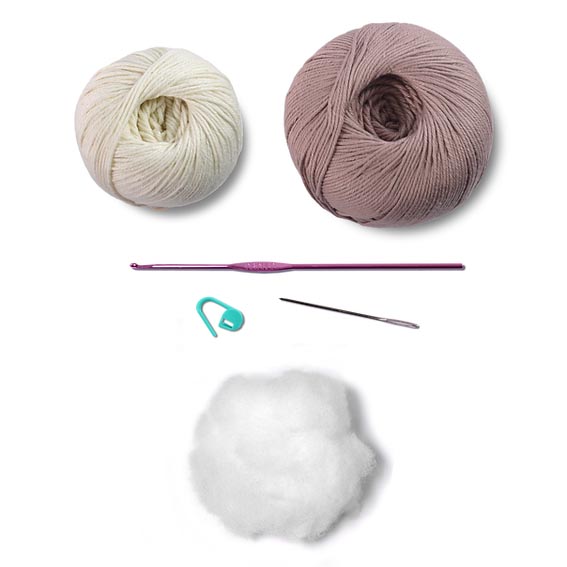 Amigurumi Kit Lovey Blanket - Bunny - Contents