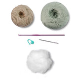 Amigurumi Kit Lovey Blanket - Teddy Bear - Contents