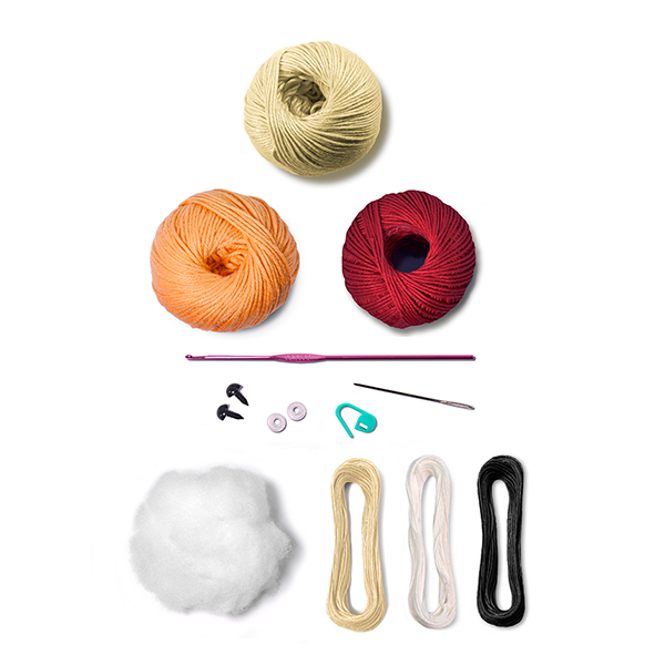 Circulo Amigurumi Kit - Bunny Lola - Contents