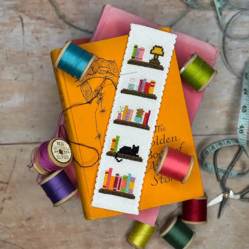 The Crafty Kit Company Cross Stitch Bookmark Kit - Book Lover