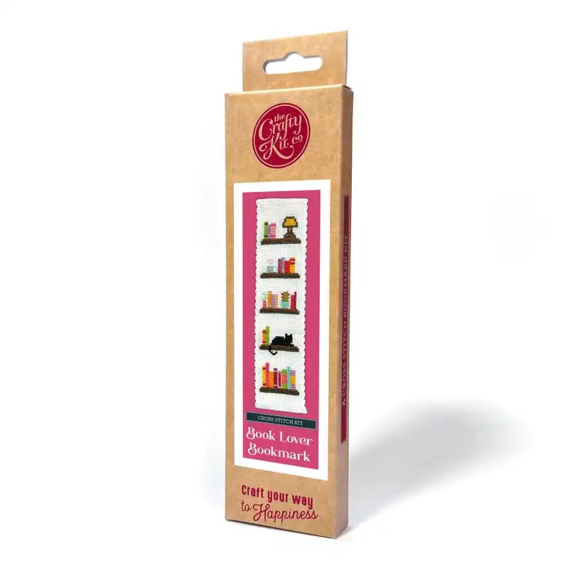 The Crafty Kit Company Cross Stitch Bookmark Kit - Book Lover