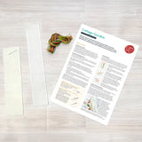 The Crafty Kit Company Cross Stitch Bookmark Kit - Cottage Garden