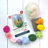 Cottage Garden Egg Needle Felting Craft Kit - c