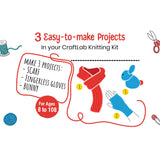 Lean to Knit Kit - Projects