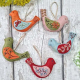 Folk Birds Felt Craft Kit - 0619438956898