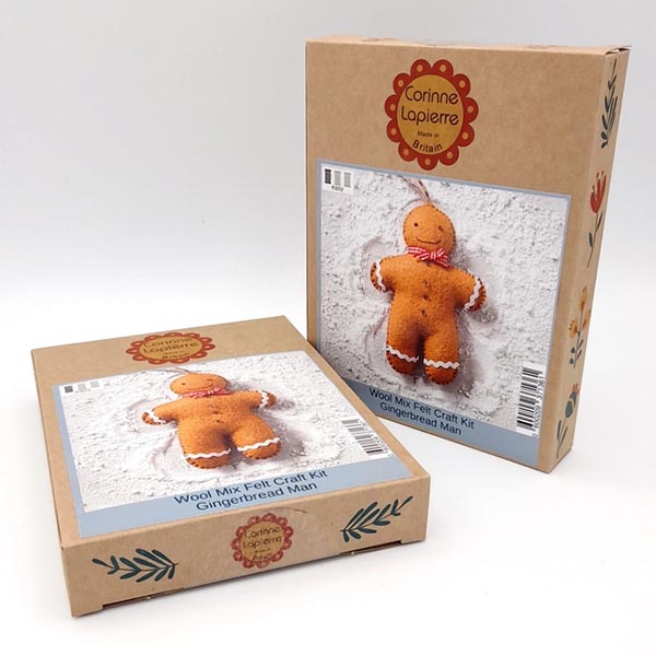 Gingerbread Man Felt Craft Kit - Package