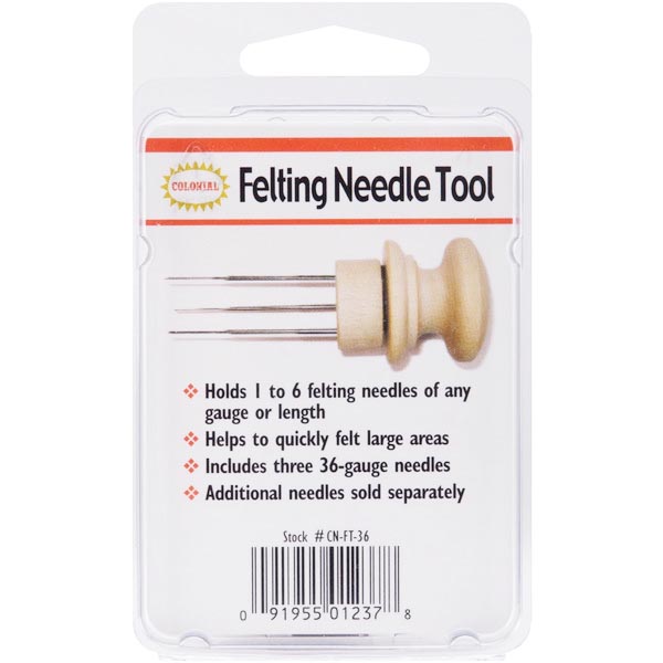 Wooden Felting Needle Tool - Package