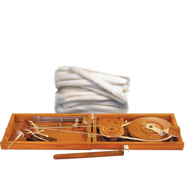 Charkha Wheel & Cotton Punis