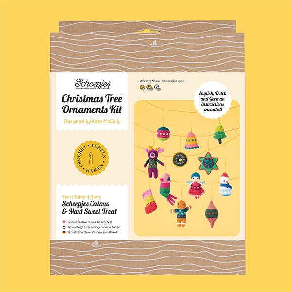 Scheepjes Christmas Tree Ornaments Kit - 8717738236633