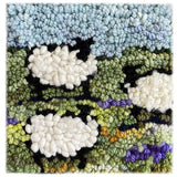 Beginner Rug Hooking Kit - Sheep in the Lavender