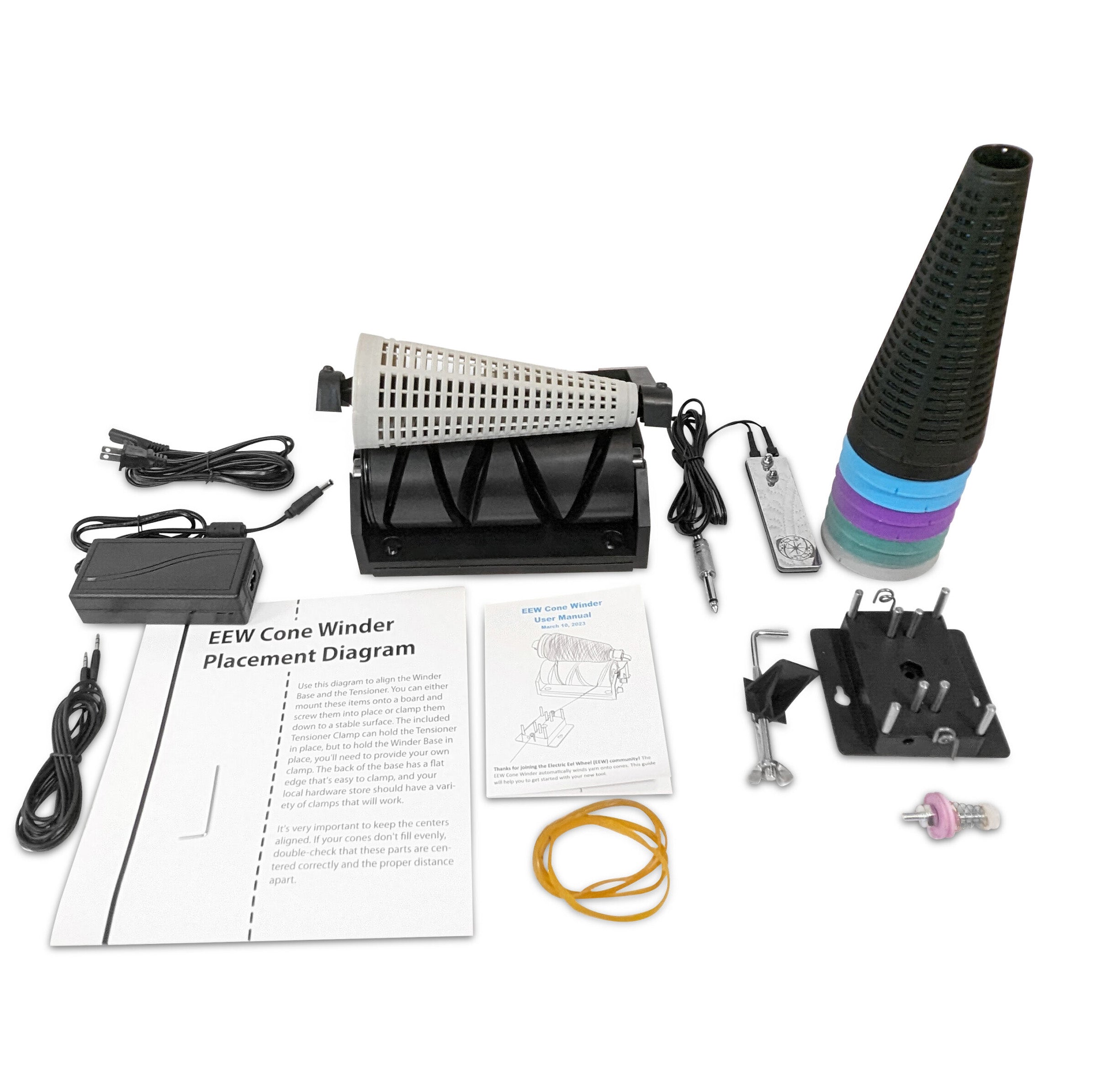 Dreaming Robots Electric Eel Cone Winder | The Woolery