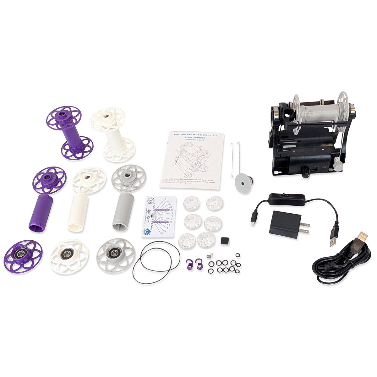 Electric Eel Nano 2.1 Spinning Wheel - The Woolery