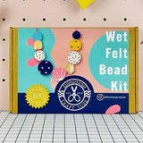 The Edinburgh Craft Club Bead Necklace Wet Felting Kit - Package