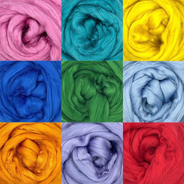 Dyed Tussah Silk Top | The Woolery