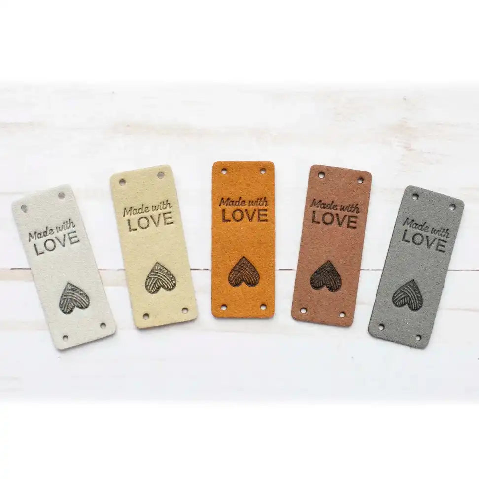 Handmade Project Tags - Made with Love - The Woolery
