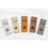 Handmade Project Tags - Made with Love - The Woolery