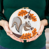 Coloring with Wool Needle Felting Kit - Autumn Squirrel - 8715101241563