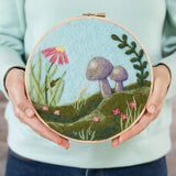 Painting with Wool Needle Felting Kit - Dani Ives' Toadstools - 676753026798