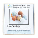 Sculpting with Wool Needle Felting Kit - Pumpkin Party - Package