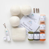 Sculpting with Wool Needle Felting Kit - Pumpkin Friends - Contents