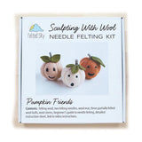 Sculpting with Wool Needle Felting Kit - Pumpkin Friends - Package